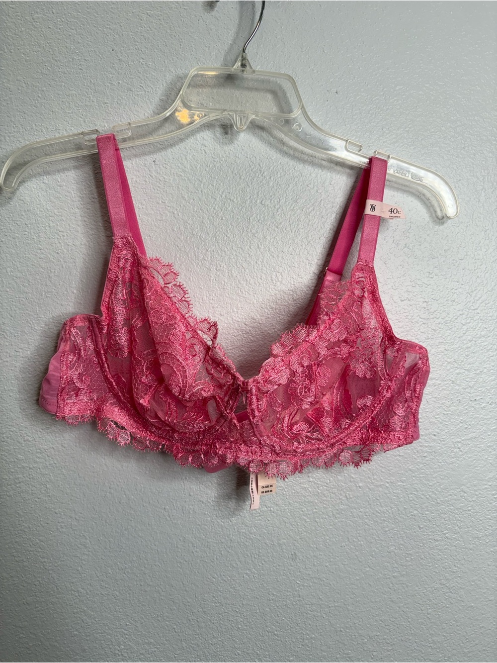 Victoria’s Secret Dream Angels Unlined Demi Bra 40C NWT